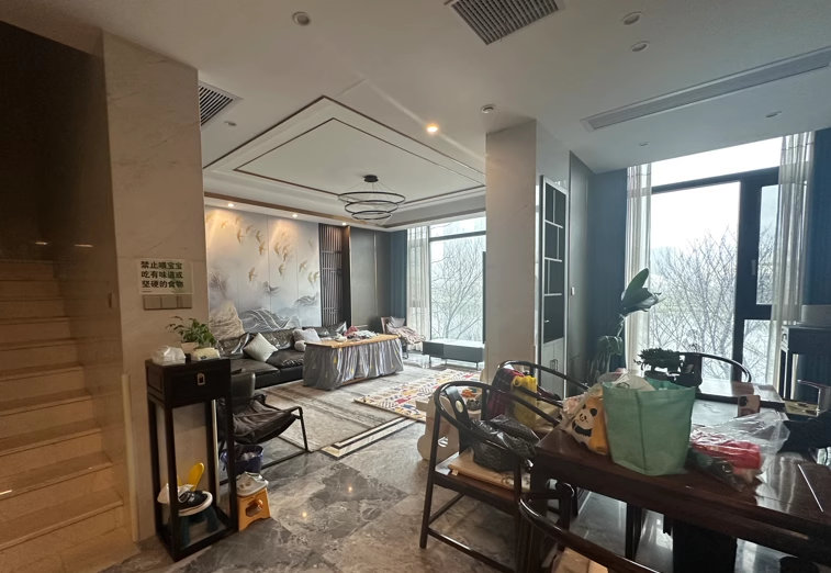 （梅溪湖一線湖景精裝別墅）金茂梅溪湖法拍房6號(hào)棟102號(hào)房